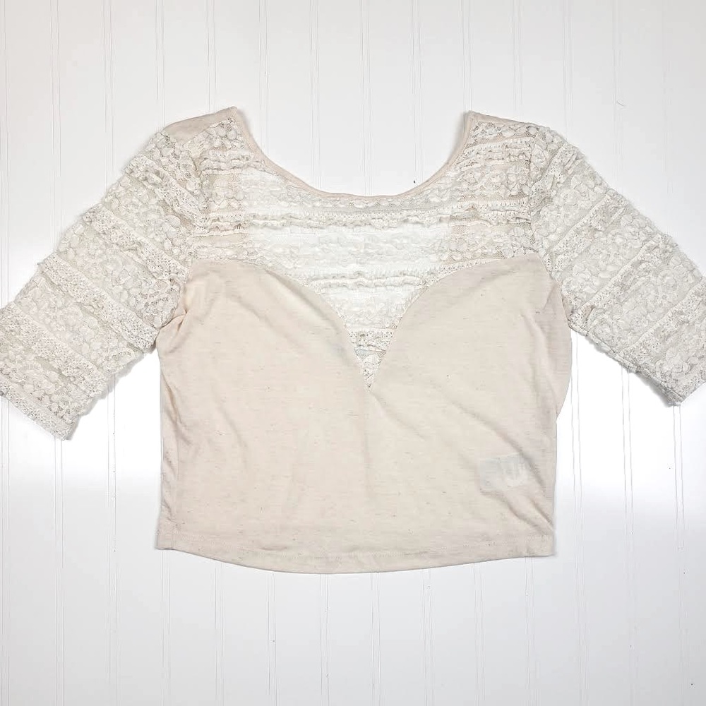 UO lace crop top kimchi blue